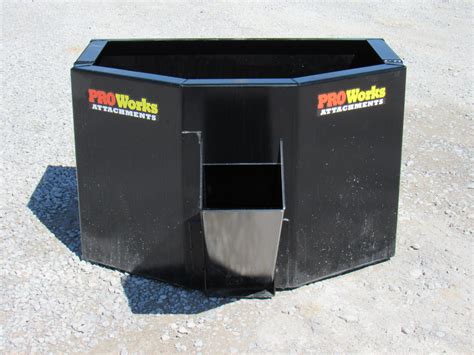 skid steer dispensing buckets|aftermarket skid steer buckets.